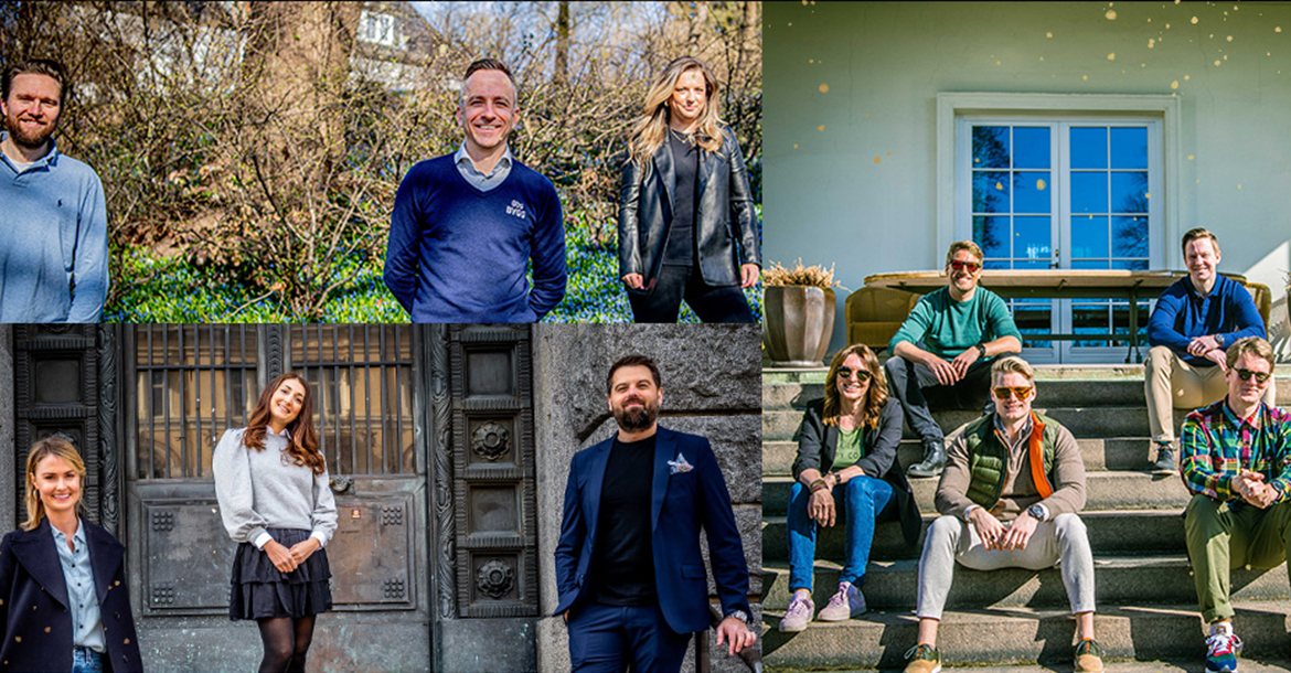 SATISFIED CROWD: Obs BYGG, the Norwegian Directorate of Health and Telenor T-We are the three finalists that have moved on in Aller Best.