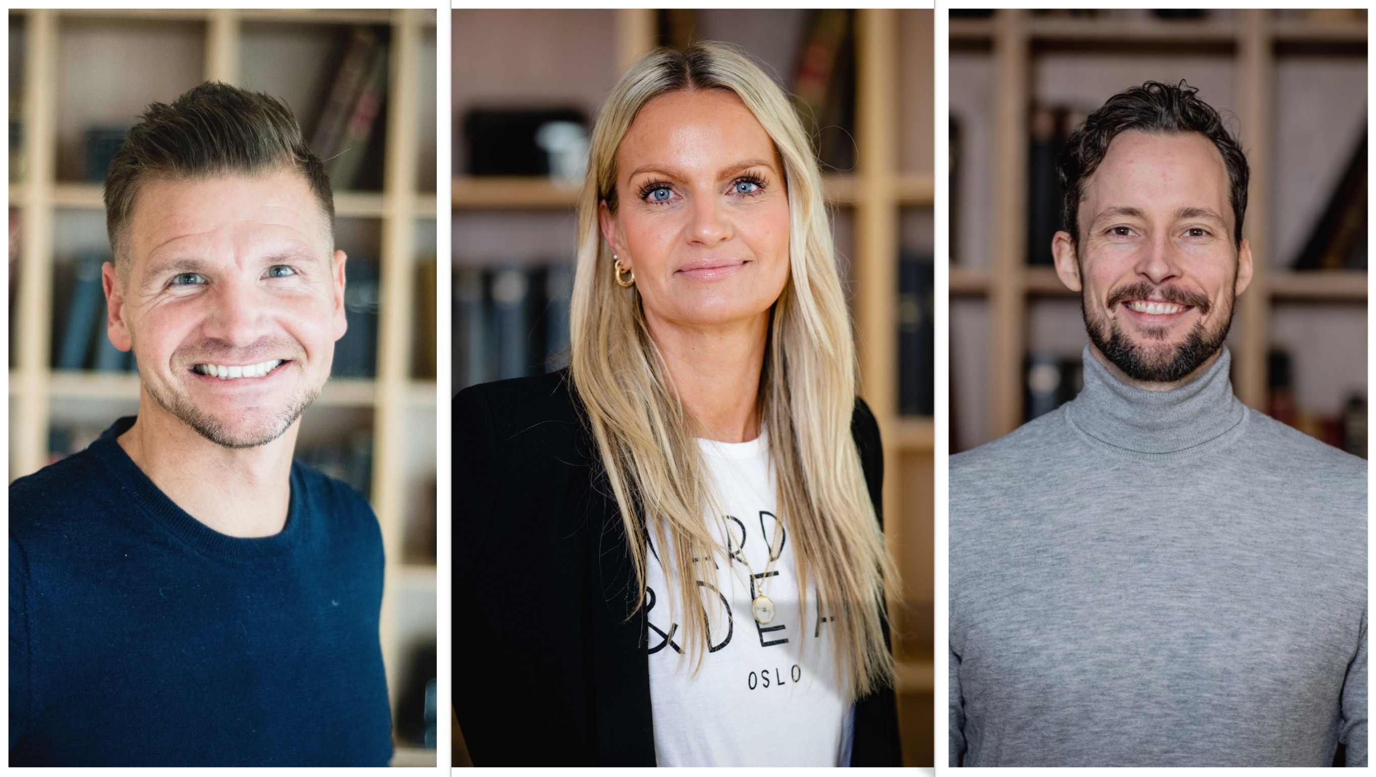 WILD CARDS: Robert Grosvold , Christine Rustad og Alexander Vigebo representerer de tre Wild Cards som har kommet til finalen i Aller Best.