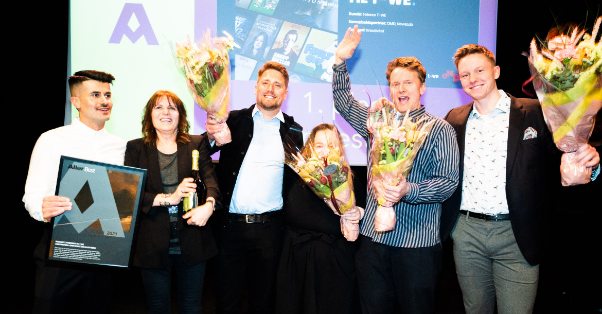 Telenor T-We stakk av med seieren i Aller Best 2021.