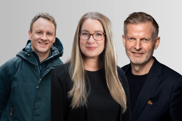 Den nye Aller Best-juryen: Erik Solberg (Try Schjærven Media), Martine Nerland (Publicis Starcom) og Mads Rikter-Svendsen (WPP Media Norway)