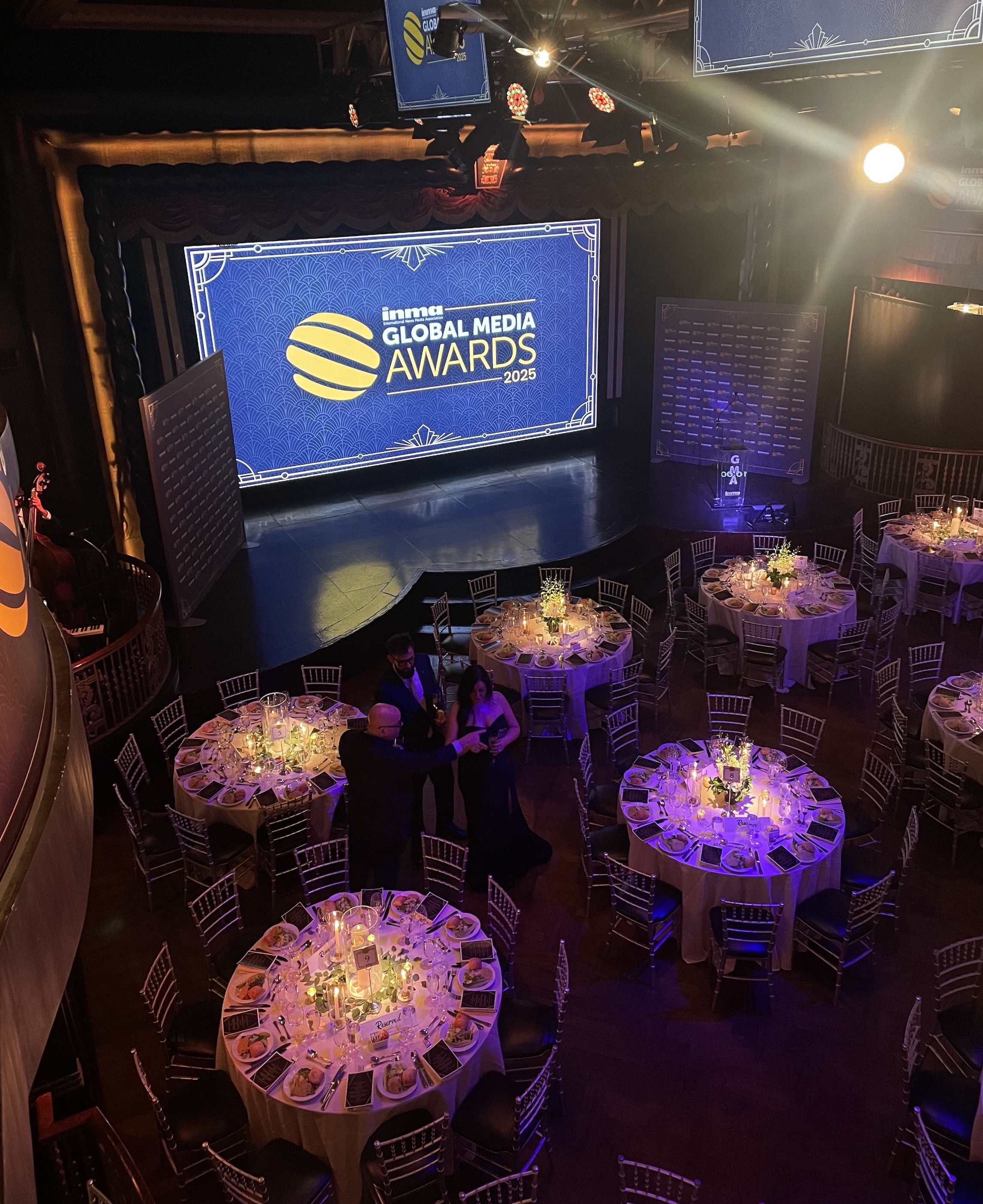 GREAT: The INMA Global Awards were presented at The Edison Ballroom in NY.