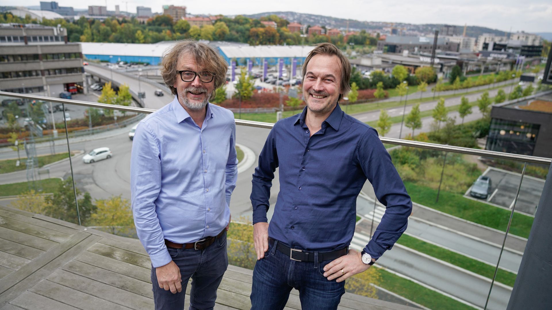 Jon Reidar Hammerfjeld, CEO and Jan Thoresen, chairman of Publishlab. PHOTO: Øystein Norum Monsen.