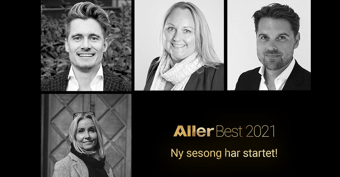 Martin Wenstad Janssen from Cavai, Hanne Jegleim from MediaCom, Christian Næss Gundersen from Mindshare make up this year's external Aller Best jury, together with Chris Tallerås Steen, who is the jury leader and Commercial Director at Aller.