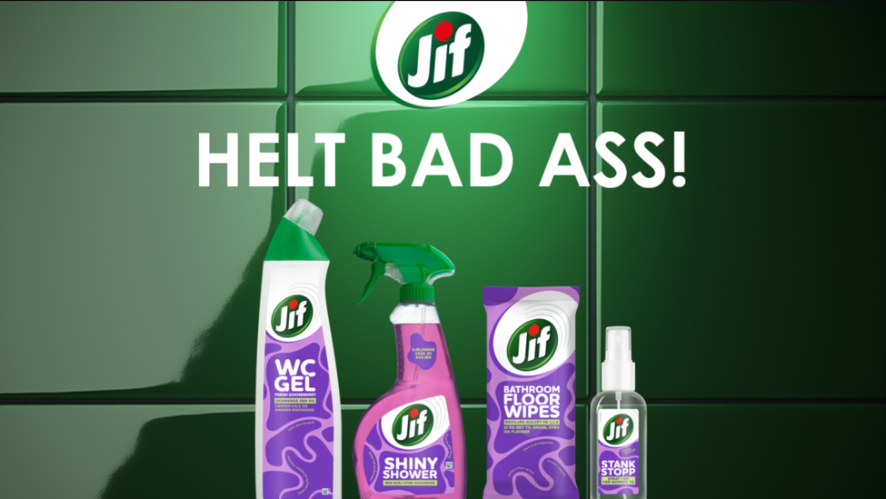 Case: Helt BAD ass med Jif! Kunde: Orkla Home & Personal Care. Mediebyrå: OMD