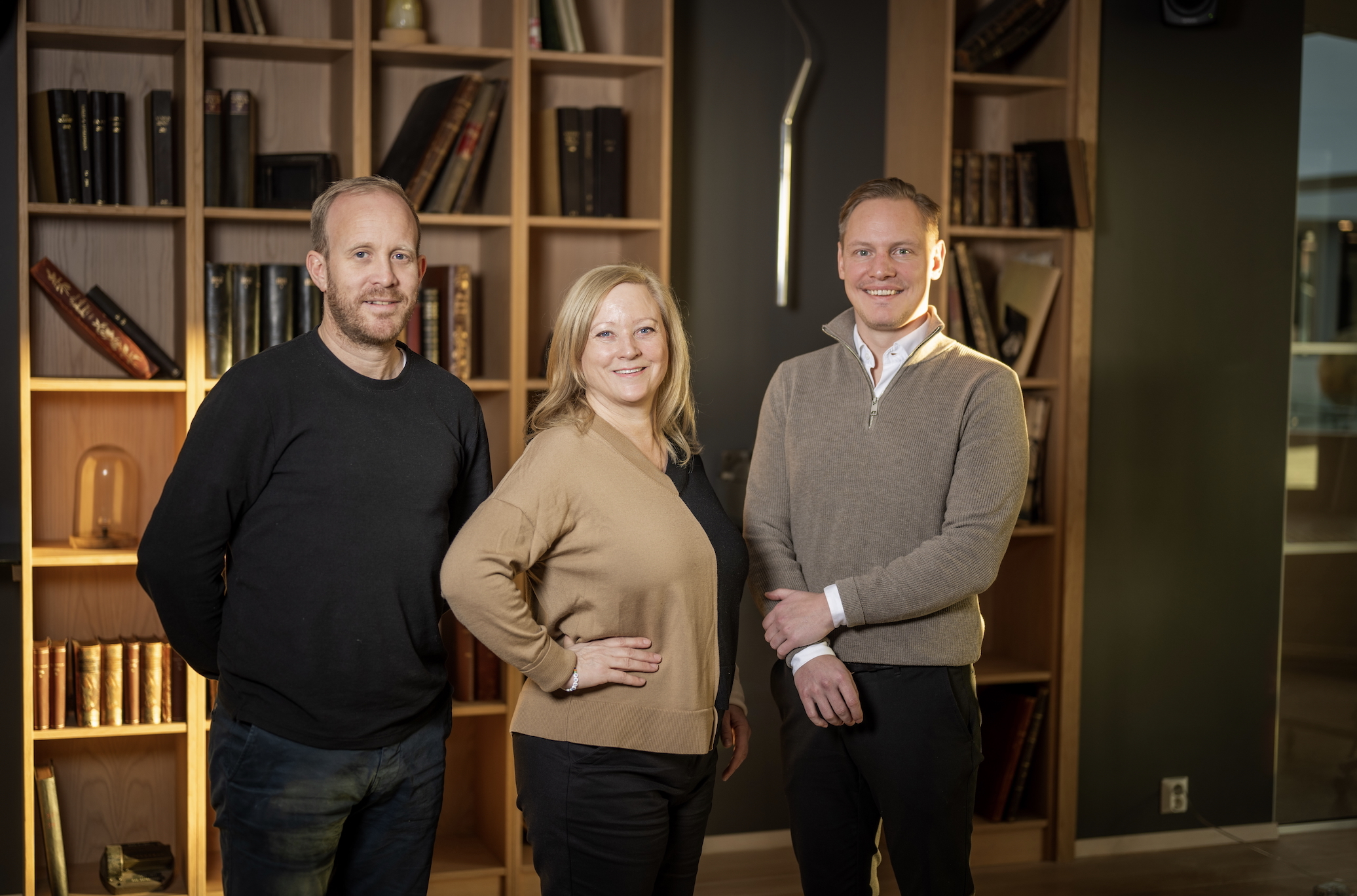 Petter Larsen, Gøril Karlsen Thu and Aleksander Hasle, Photo: Thomas Rasmus Skaug